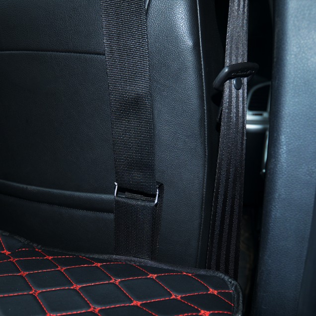 Universal Diamond Car Bed - Non-Inflatable Black and Red Stitching Luxury Leather Diamond Car Bed Mattress UK Universal Diamond Car Bed - Non-Inflatable Black and Red Stitching Luxury Leather Diamond Car Bed Mattress UK