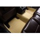 Beige Luxury Leather Diamond Car Floor Mats UK Beige Luxury Leather Diamond Car Floor Mats UK