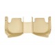 Beige Luxury Leather Diamond Car Floor Mats UK Beige Luxury Leather Diamond Car Floor Mats UK