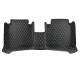 Black and Beige Stitching Luxury Leather Diamond Car Floor Mats UK Black and Beige Stitching Luxury Leather Diamond Car Floor Mats UK