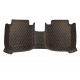 Black and Orange Stitching Luxury Leather Diamond Car Floor Mats UK Black and Orange Stitching Luxury Leather Diamond Car Floor Mats UK