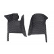 Black and White Stitching Luxury Leather Diamond Car Floor Mats UK Black and White Stitching Luxury Leather Diamond Car Floor Mats UK