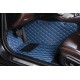 Blue Luxury Leather Diamond Car Floor Mats UK Blue Luxury Leather Diamond Car Floor Mats UK
