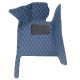 Blue Luxury Leather Diamond Car Floor Mats UK Blue Luxury Leather Diamond Car Floor Mats UK