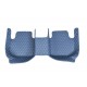 Blue Luxury Leather Diamond Car Floor Mats UK Blue Luxury Leather Diamond Car Floor Mats UK