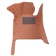 Brown Luxury Leather Diamond Car Floor Mats UK