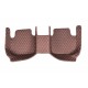 Dark Brown Luxury Leather Diamond Car Floor Mats UK Dark Brown Luxury Leather Diamond Car Floor Mats UK