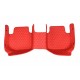 Red Luxury Leather Diamond Car Floor Mats UK Red Luxury Leather Diamond Car Floor Mats UK