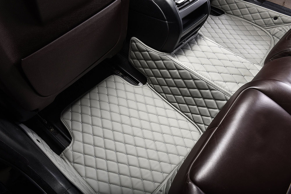 Grey Custom Diamonds Car Mats UK