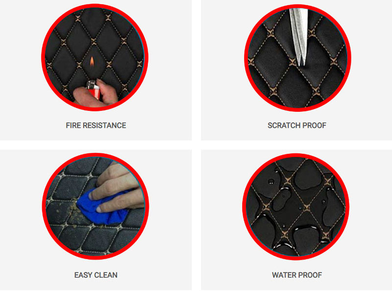 Volkswagen Touareg Diamond Car Mats Features